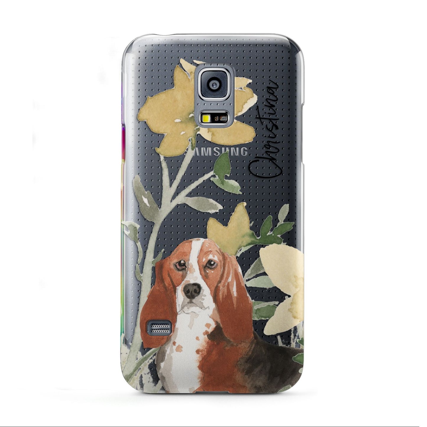 Personalised Basset Hound Dog Samsung Galaxy S5 Mini Case
