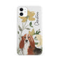 Personalised Basset Hound Dog iPhone 11 3D Snap Case