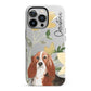 Personalised Basset Hound Dog iPhone 13 Pro Full Wrap 3D Tough Case