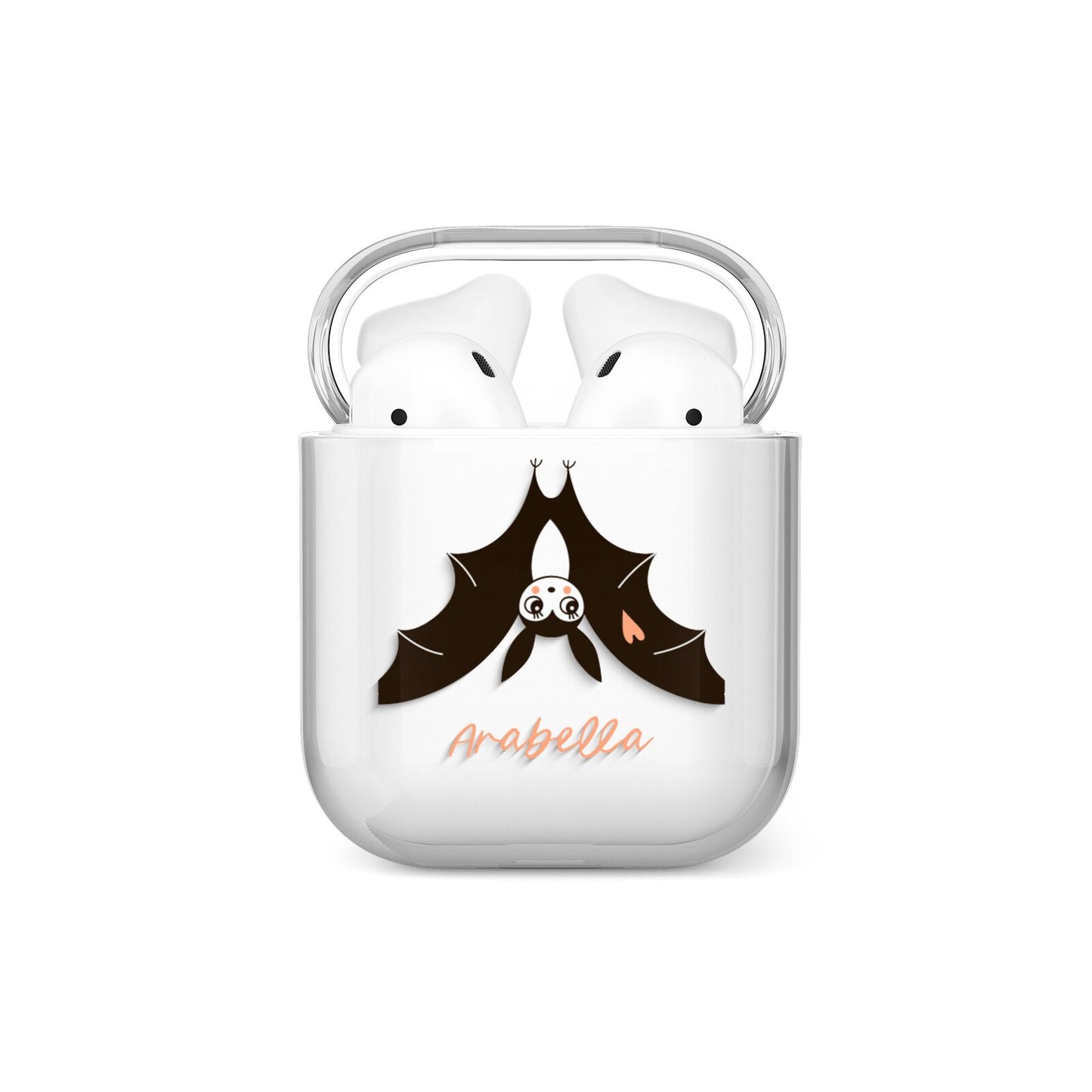 Personalised Bat With Name AirPods Case