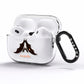 Personalised Bat With Name AirPods Pro Clear Case Side Image