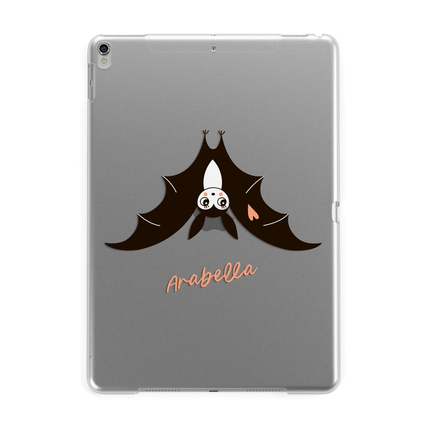 Personalised Bat With Name Apple iPad Silver Case