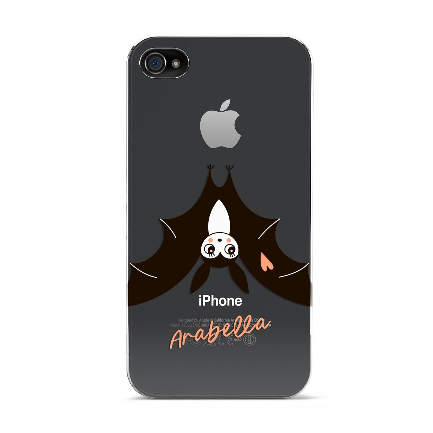 Personalised Bat With Name Apple iPhone 4s Case