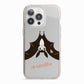 Personalised Bat With Name iPhone 13 Pro TPU Impact Case with Pink Edges