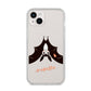Personalised Bat With Name iPhone 14 Plus Clear Tough Case Starlight