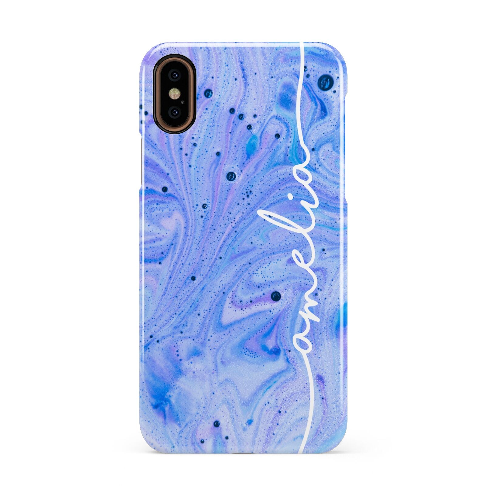 Personalised Bath Bomb Apple iPhone XS 3D Snap Case