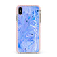 Personalised Bath Bomb Apple iPhone Xs Max Impact Case Pink Edge on Gold Phone
