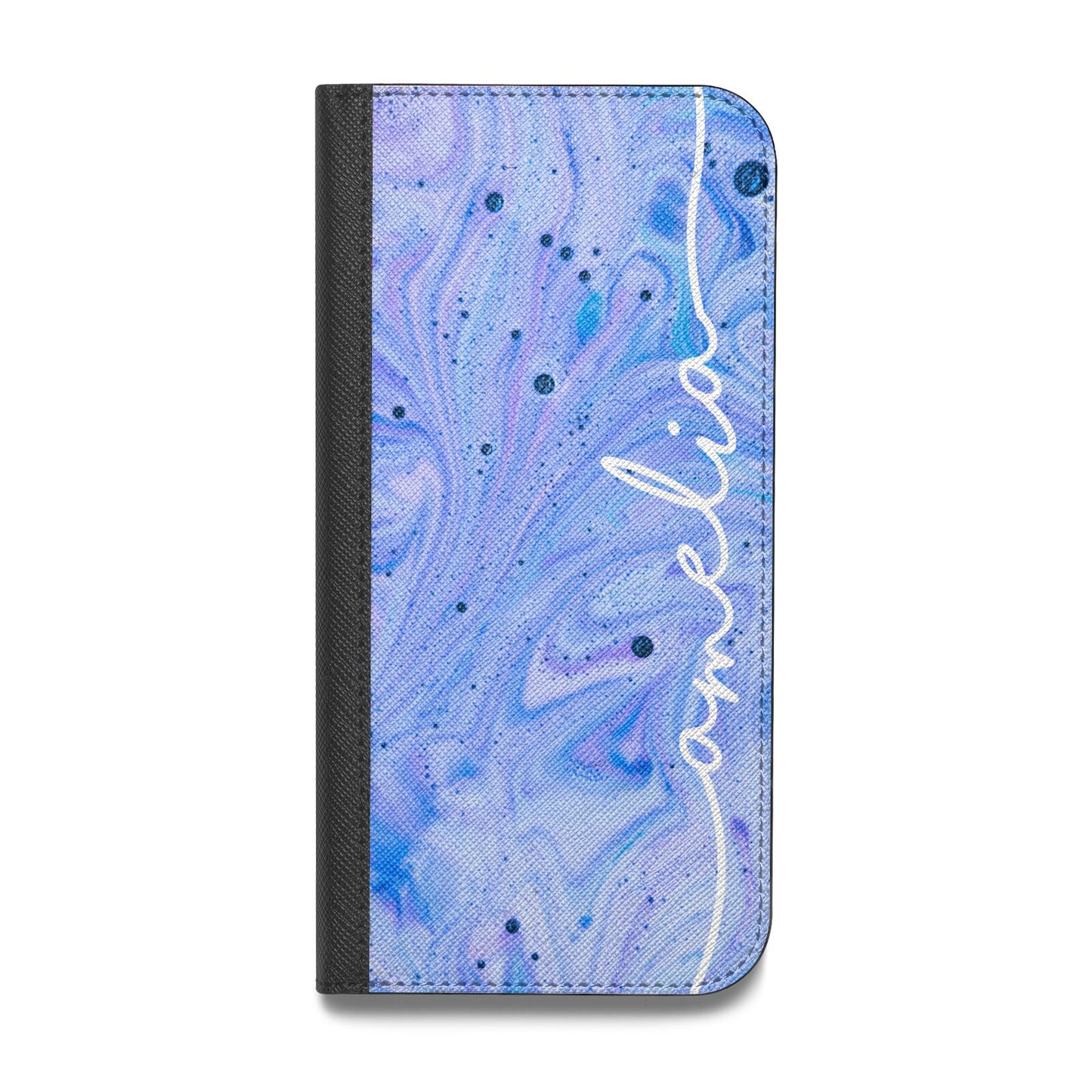 Personalised Bath Bomb Vegan Leather Flip Samsung Case