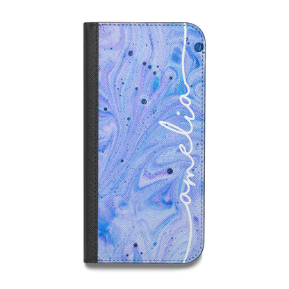 Personalised Bath Bomb Vegan Leather Flip Samsung Case