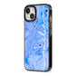 Personalised Bath Bomb iPhone 13 Black Impact Case Side Angle on Silver phone