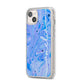 Personalised Bath Bomb iPhone 14 Plus Clear Tough Case Starlight Angled Image