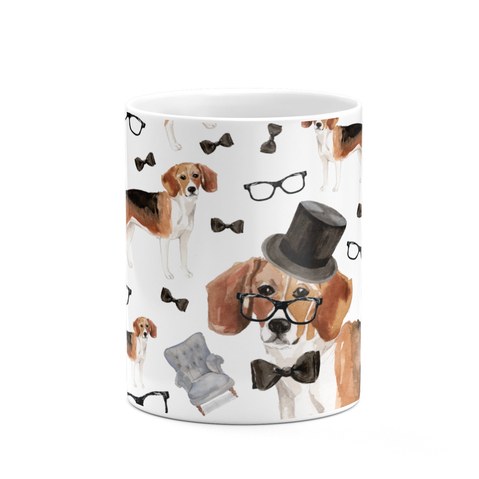 Personalised Beagle Dog 10oz Mug Alternative Image 7