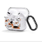 Personalised Beagle Dog AirPods Clear Case 3rd Gen Side Image