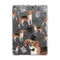 Personalised Beagle Dog Apple iPad Grey Case