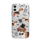 Personalised Beagle Dog Apple iPhone 11 in White with Bumper Case