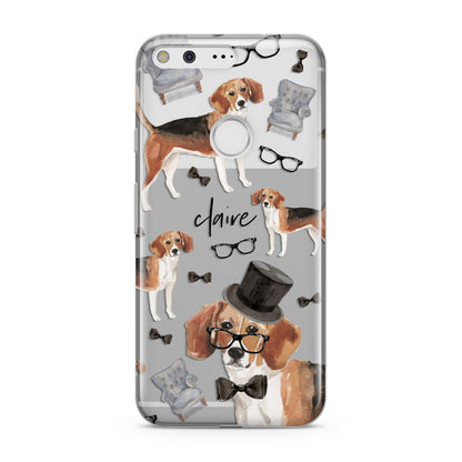 Personalised Beagle Dog Google Pixel Case