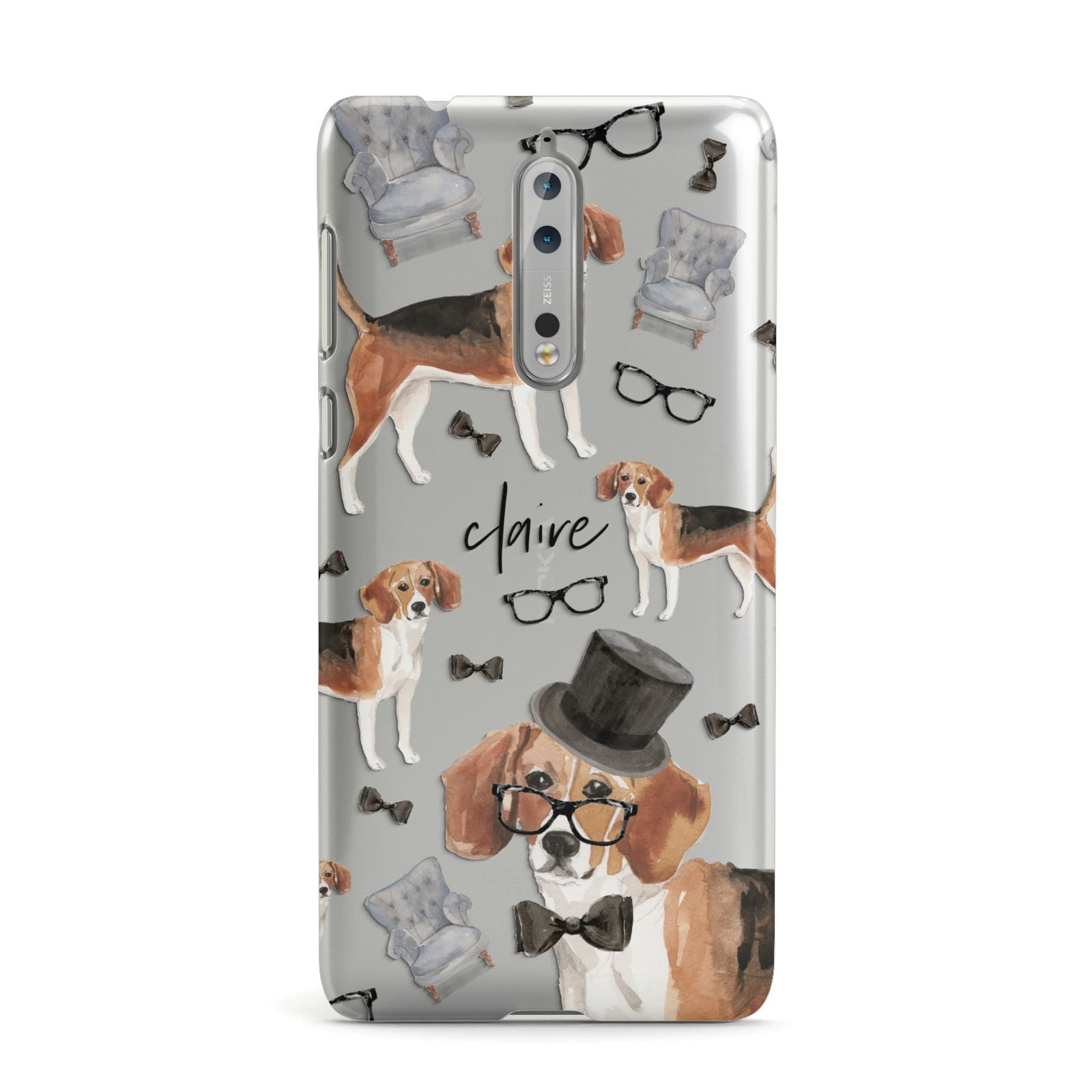 Personalised Beagle Dog Nokia Case