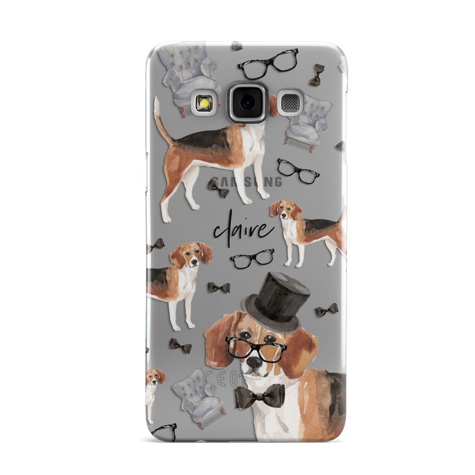 Personalised Beagle Dog Samsung Galaxy A3 Case
