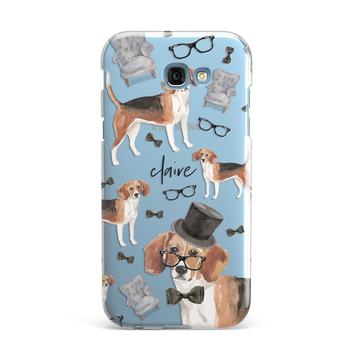 Personalised Beagle Dog Samsung Galaxy A7 2017 Case