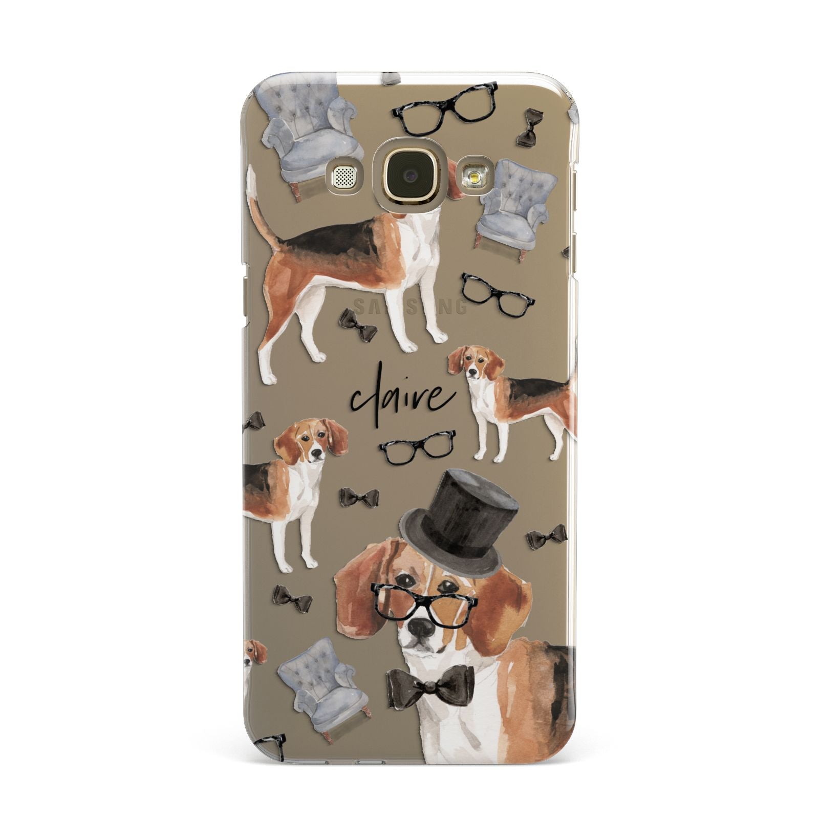 Personalised Beagle Dog Samsung Galaxy A8 Case