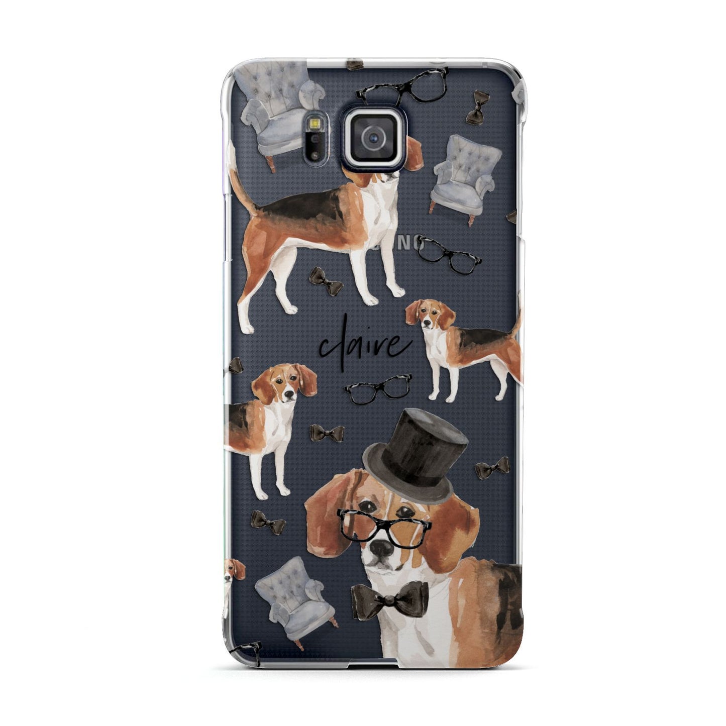 Personalised Beagle Dog Samsung Galaxy Alpha Case