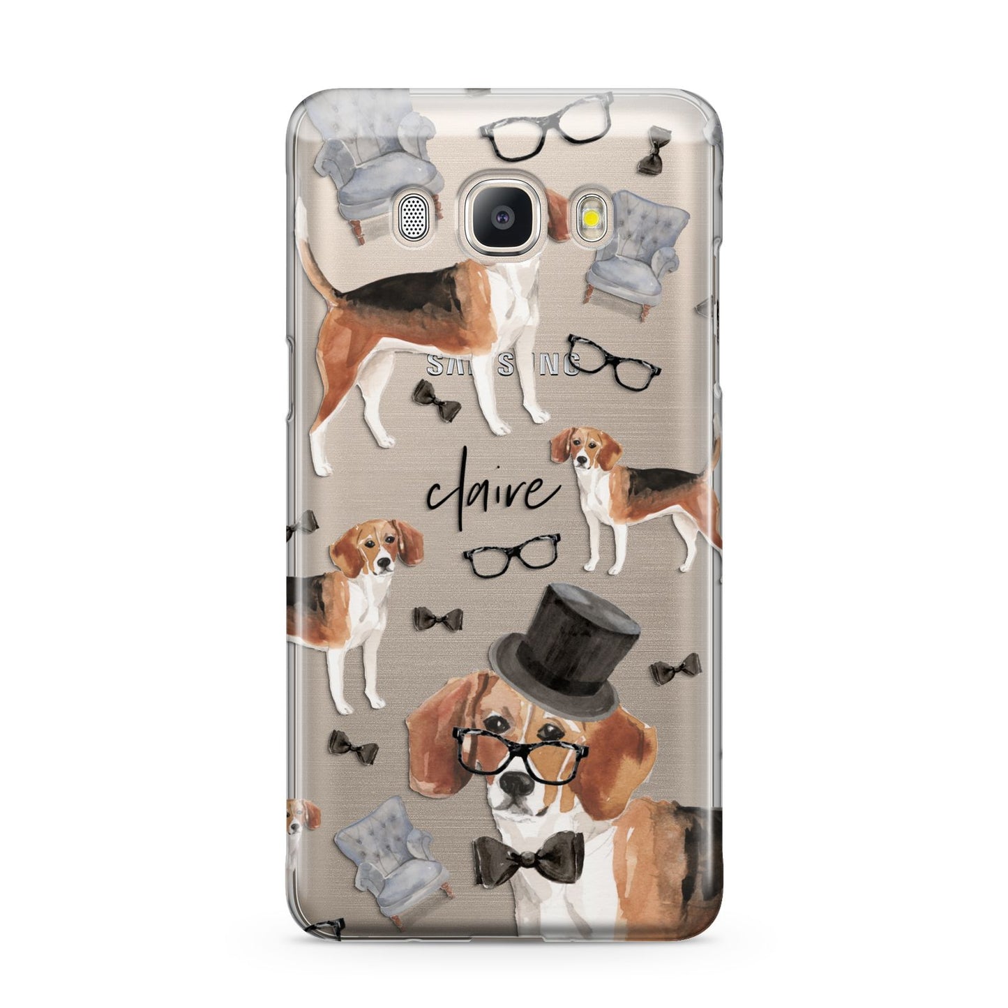 Personalised Beagle Dog Samsung Galaxy J5 2016 Case