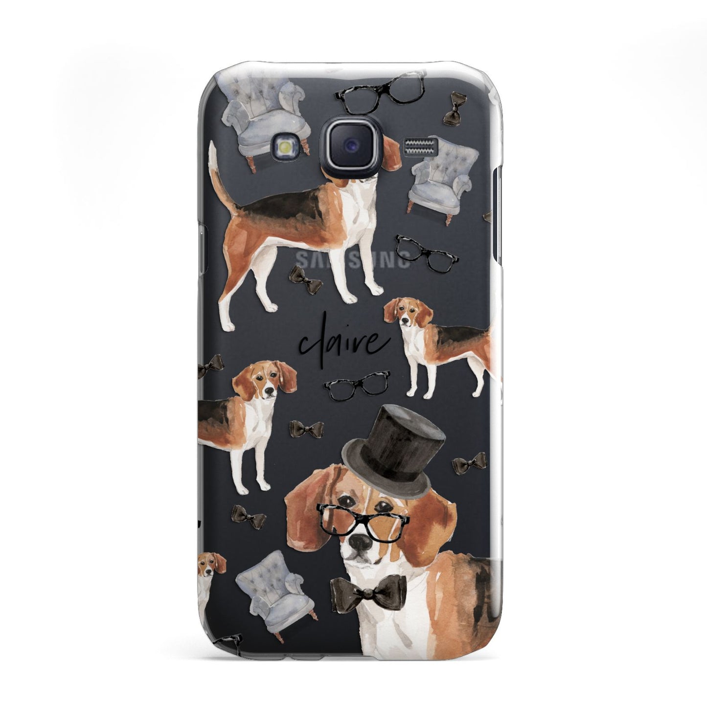 Personalised Beagle Dog Samsung Galaxy J5 Case