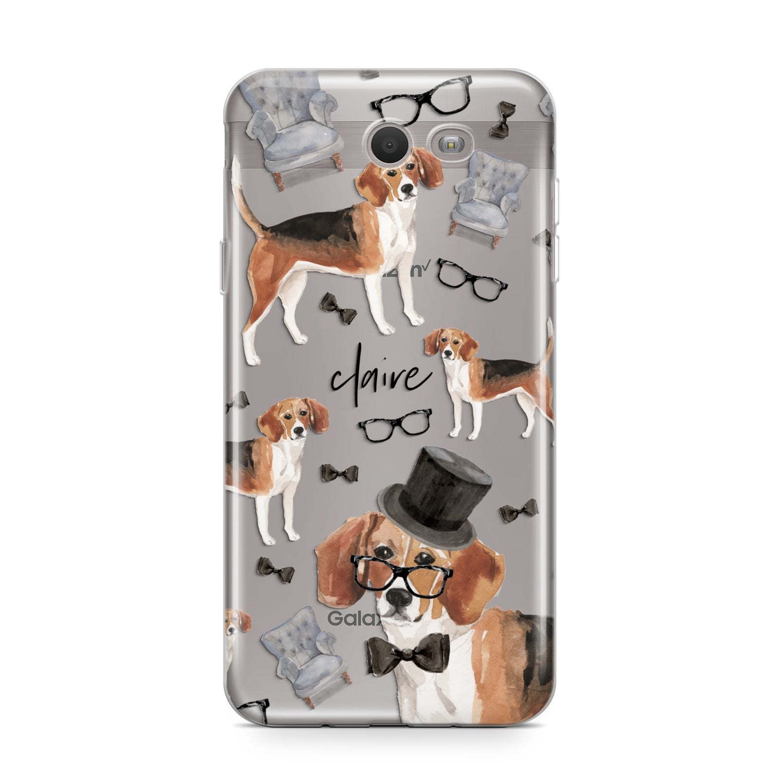 Personalised Beagle Dog Samsung Galaxy J7 2017 Case
