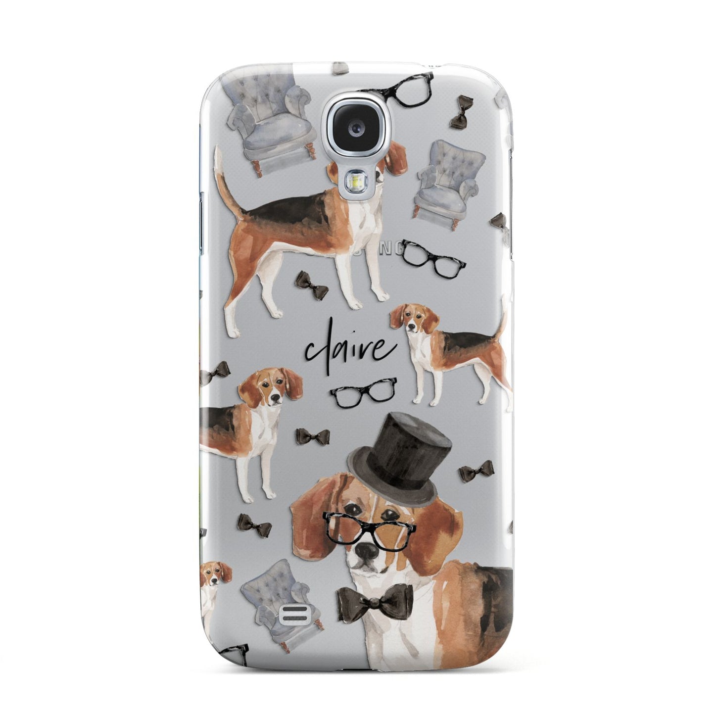 Personalised Beagle Dog Samsung Galaxy S4 Case