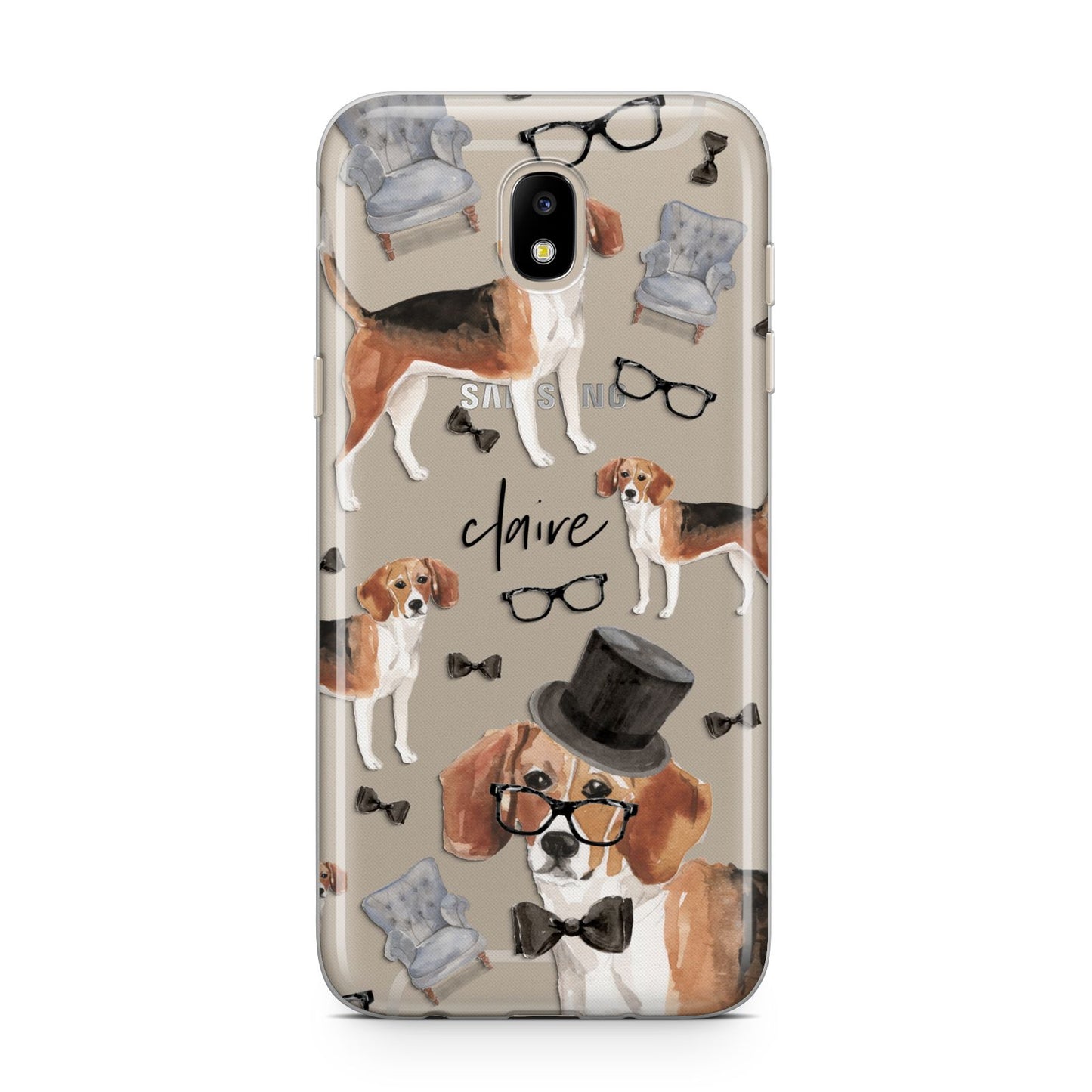Personalised Beagle Dog Samsung J5 2017 Case