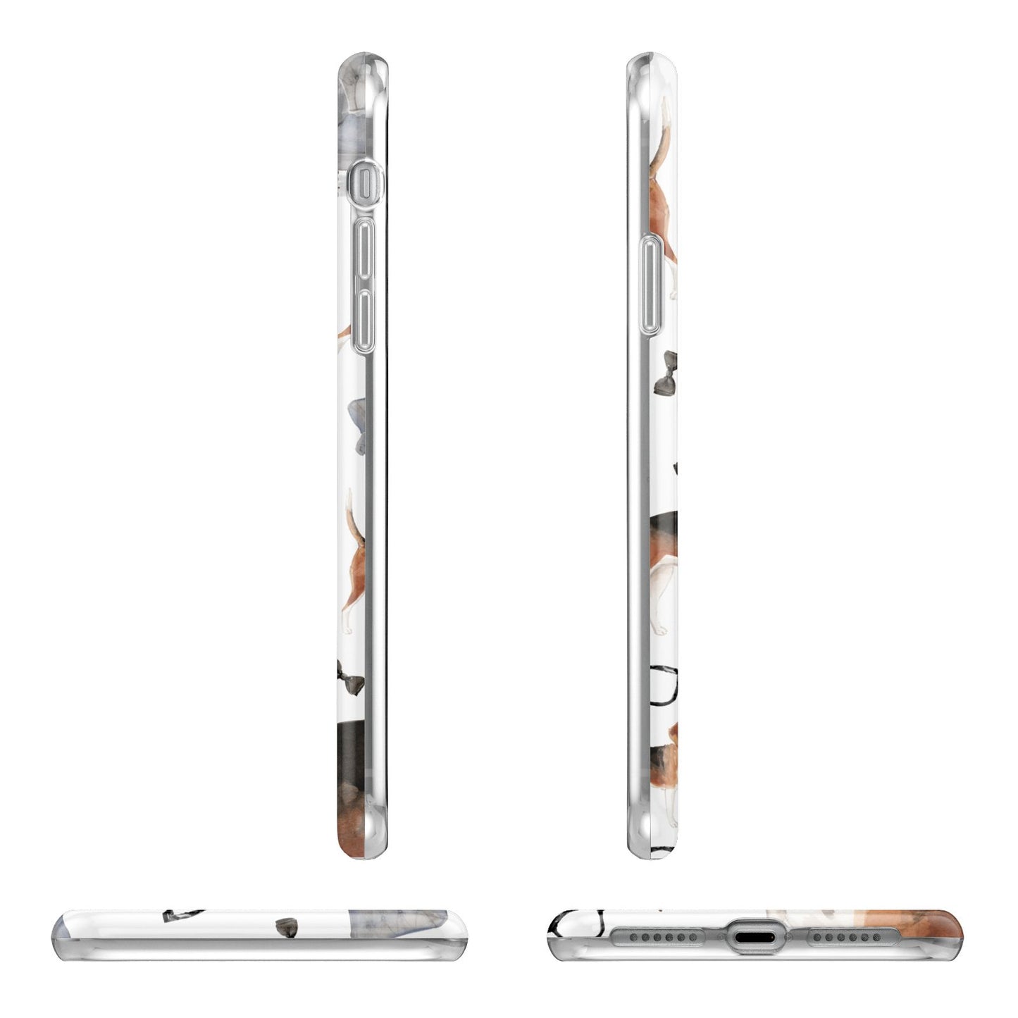 Personalised Beagle Dog iPhone 11 Pro 3D Tough Case Angle Images