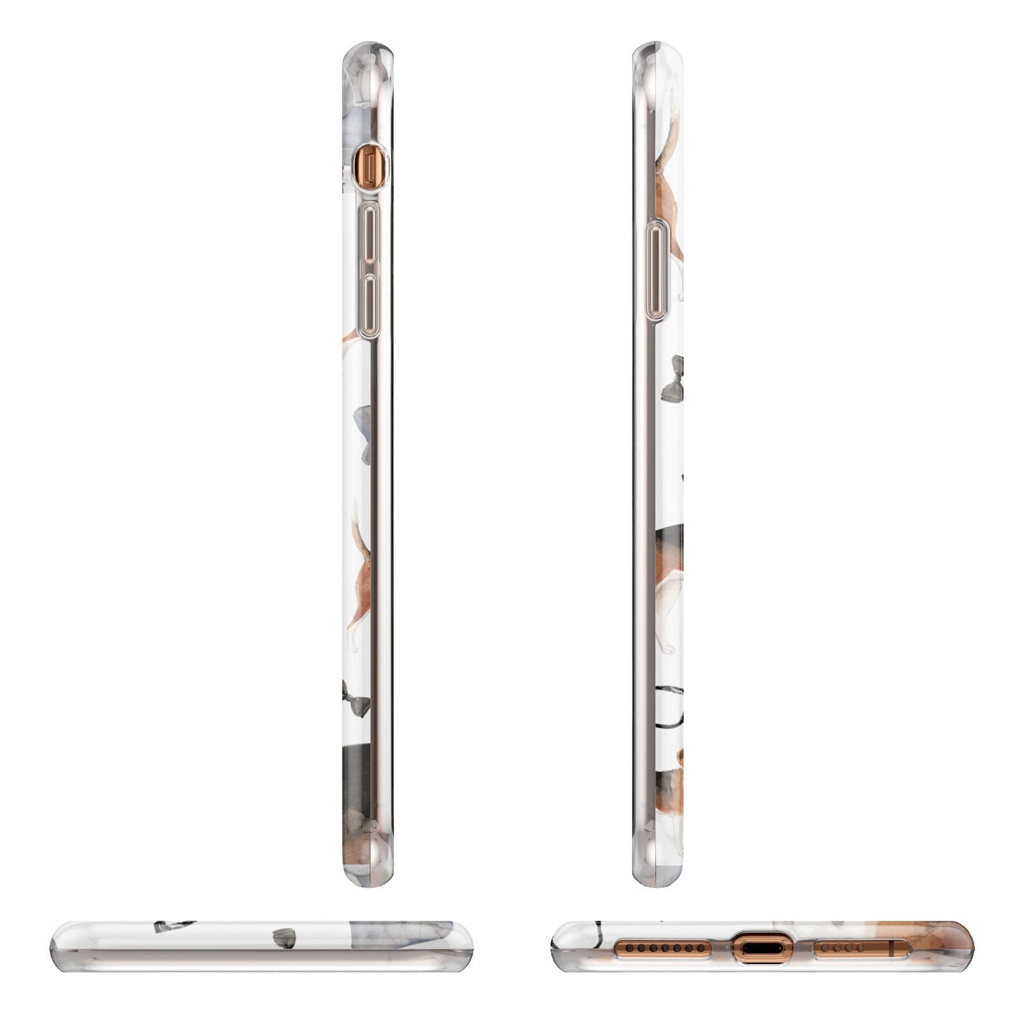 Personalised Beagle Dog iPhone 11 Pro Max 3D Tough Case Angle Images