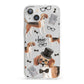 Personalised Beagle Dog iPhone 13 Clear Bumper Case