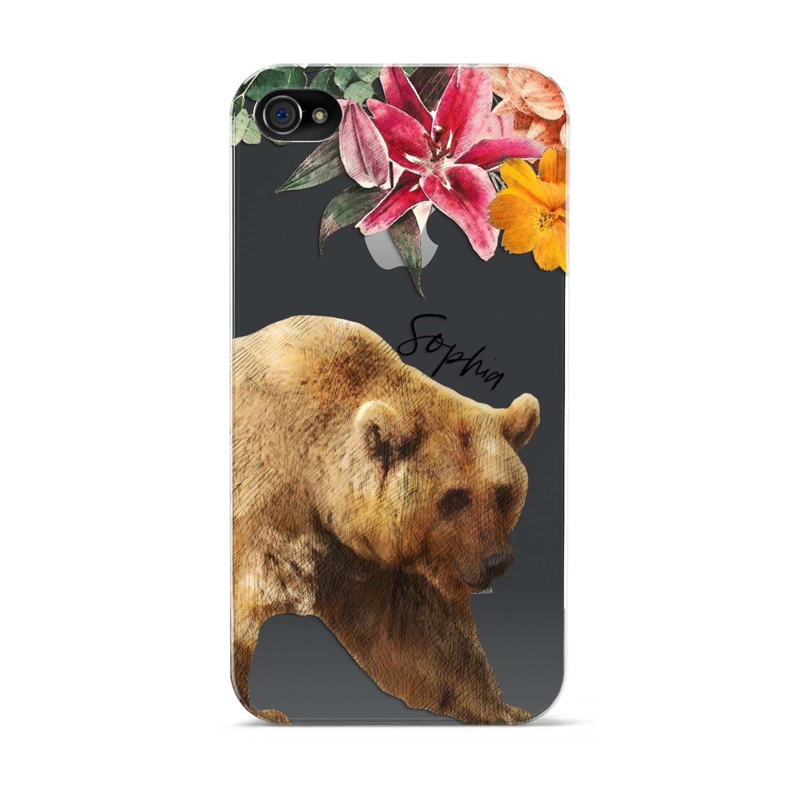 Personalised Bear Apple iPhone 4s Case