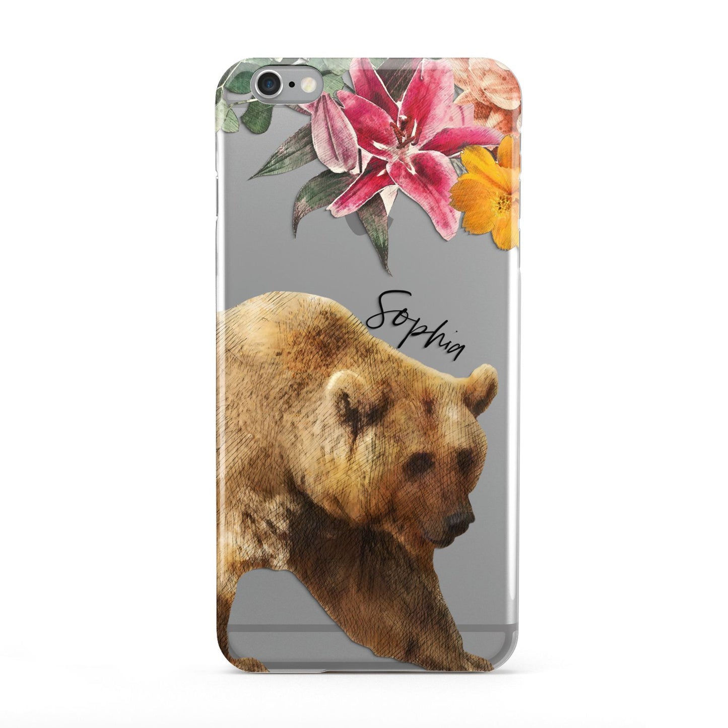 Personalised Bear Apple iPhone 6 Plus Case