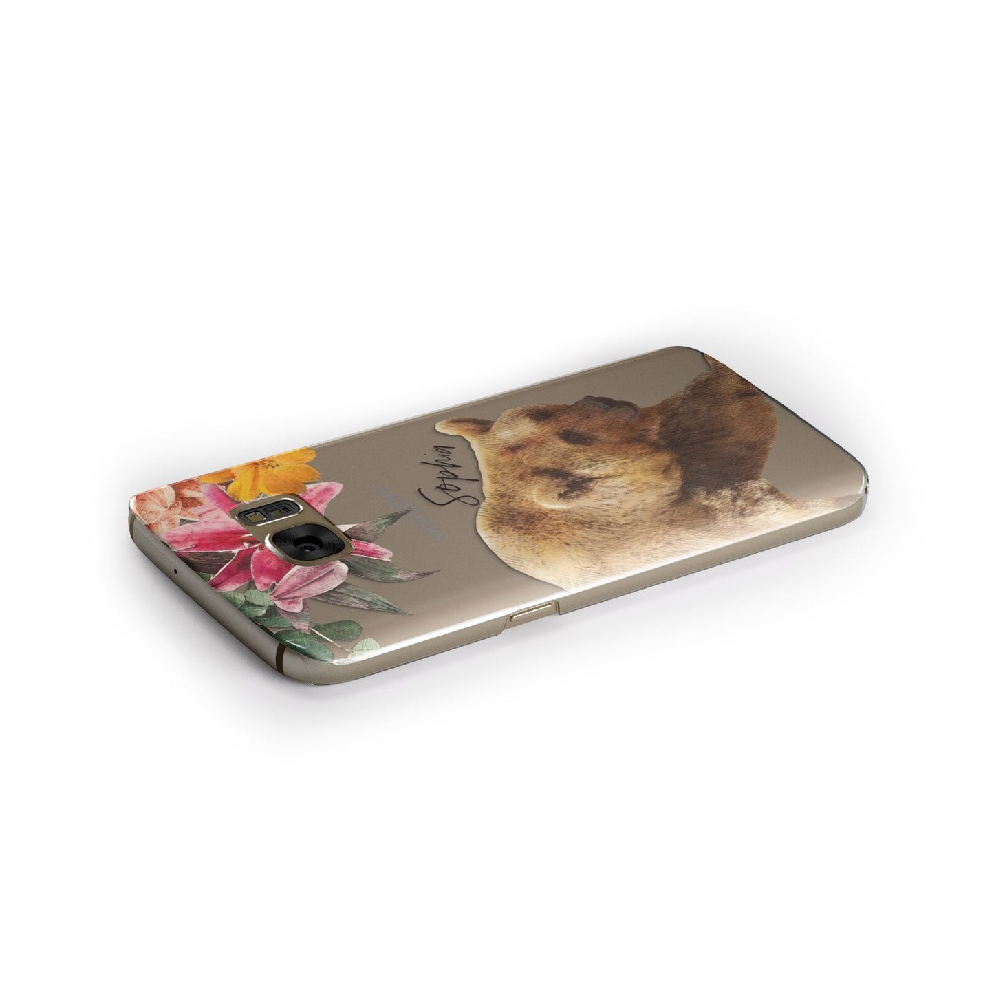 Personalised Bear Samsung Galaxy Case Side Close Up