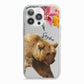 Personalised Bear iPhone 13 Pro TPU Impact Case with White Edges