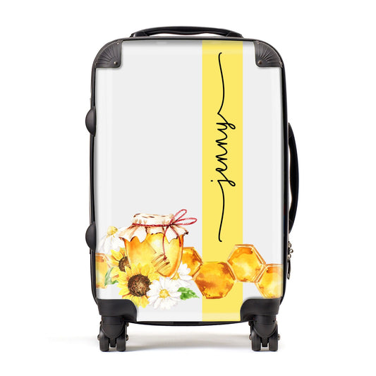 Personalised Bees Honeycomb Suitcase