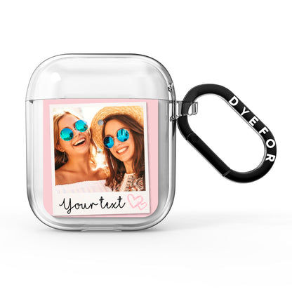 Personalised Best Friend Photo AirPods Clear Case