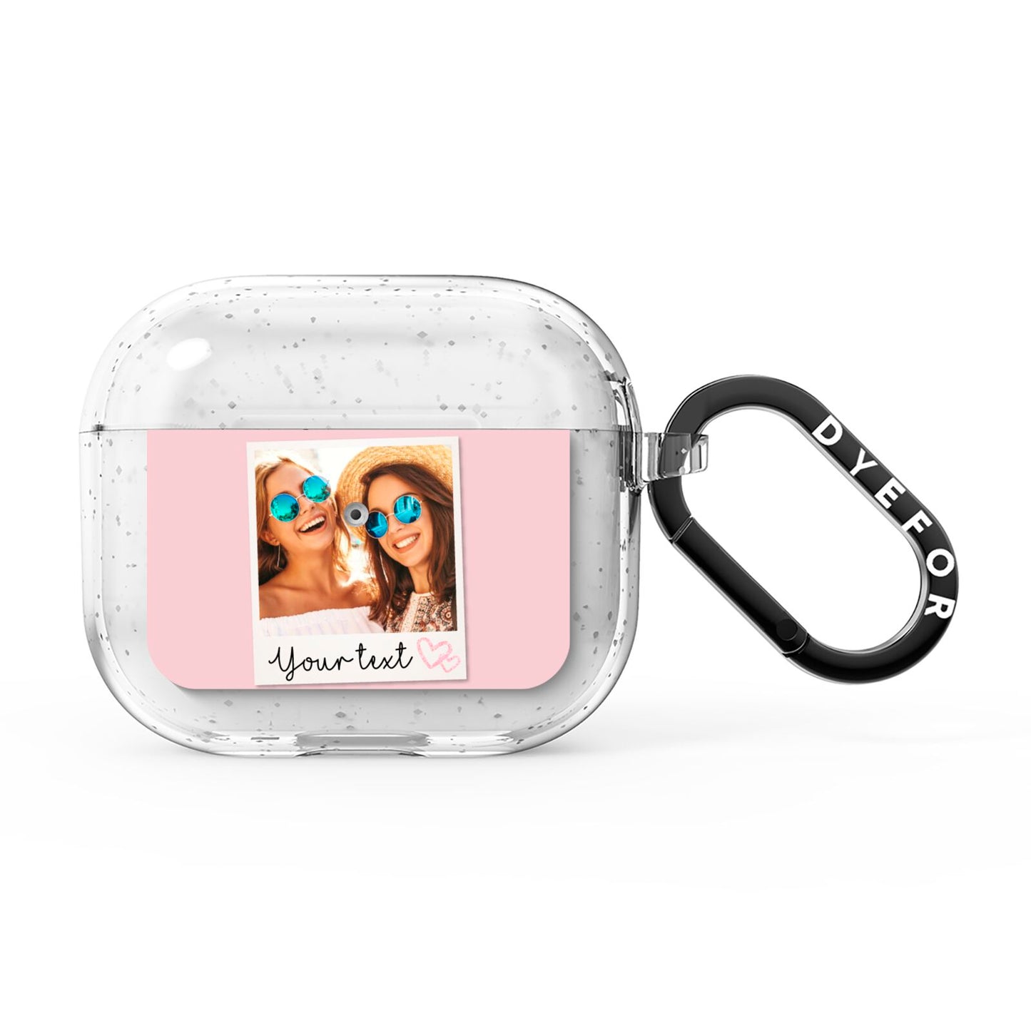 Personalised Best Friend Photo AirPods Glitter Case 3rd Gen