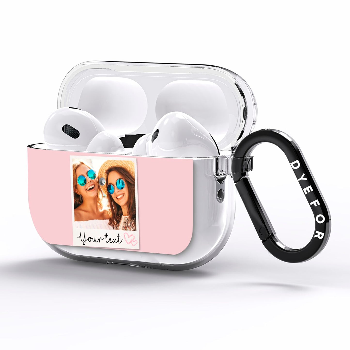 Personalised Best Friend Photo AirPods Pro Clear Case Side Image