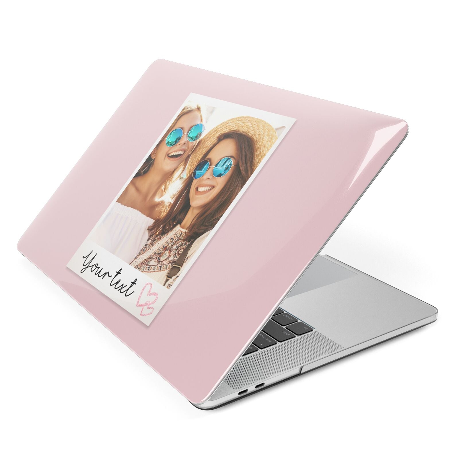 Personalised Best Friend Photo Apple MacBook Case Side View