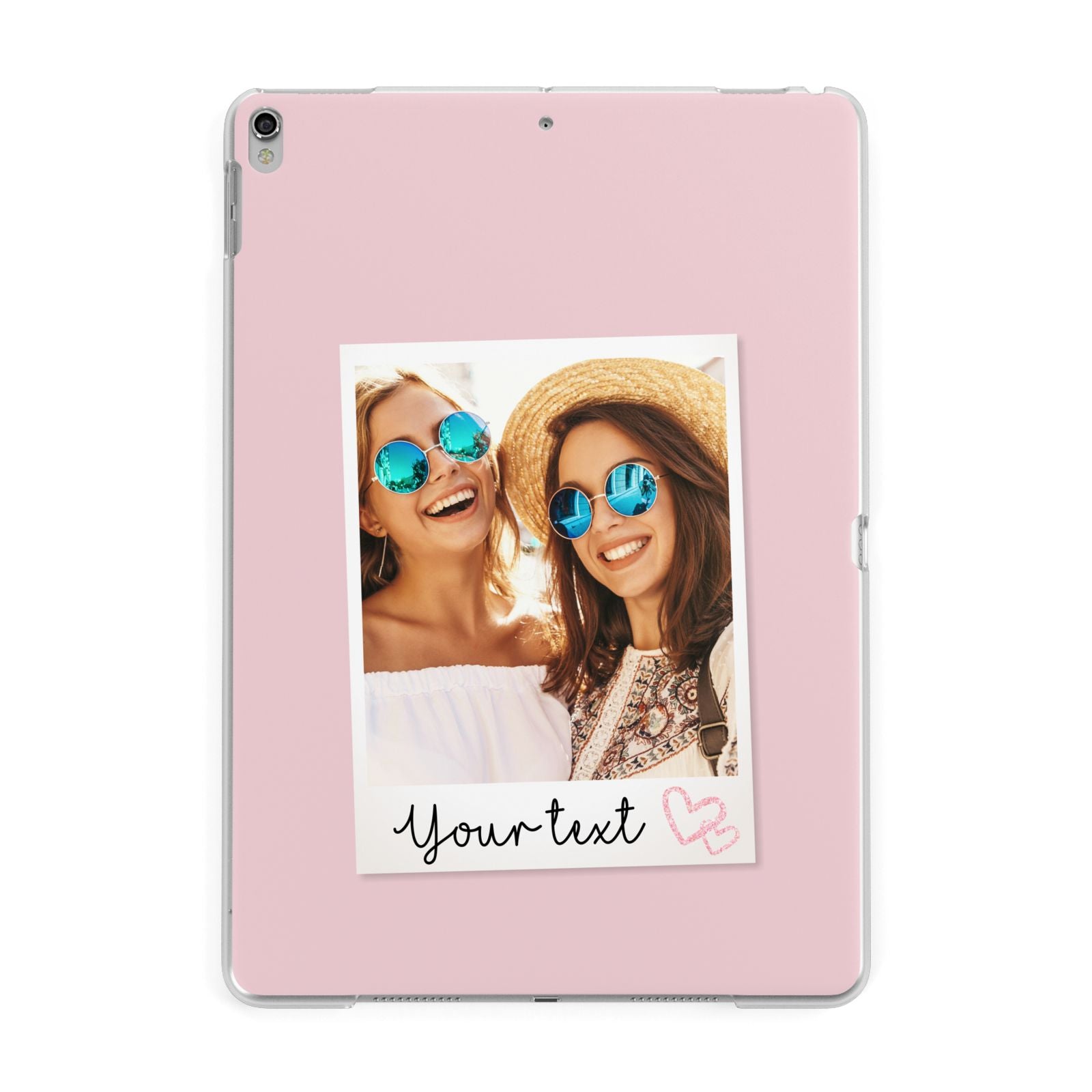 Personalised Best Friend Photo Apple iPad Silver Case