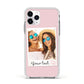 Personalised Best Friend Photo Apple iPhone 11 Pro in Silver with White Impact Case