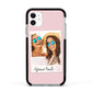 Personalised Best Friend Photo Apple iPhone 11 in White with Black Impact Case