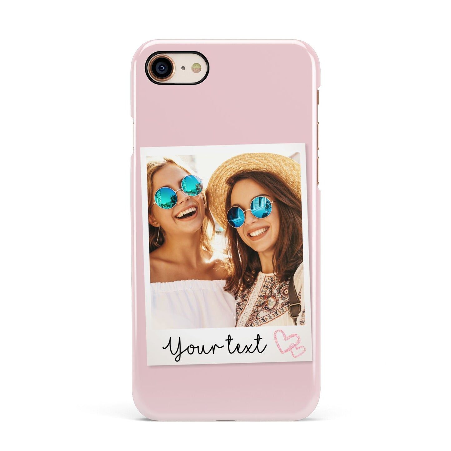 Personalised Best Friend Photo Apple iPhone 7 8 3D Snap Case