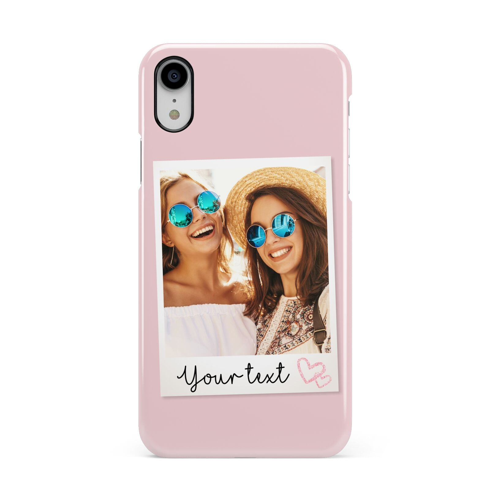 Personalised Best Friend Photo Apple iPhone XR White 3D Snap Case