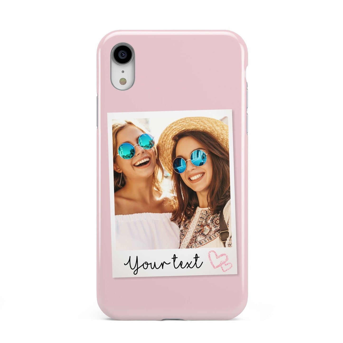 Personalised Best Friend Photo Apple iPhone XR White 3D Tough Case
