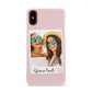 Personalised Best Friend Photo Apple iPhone XS 3D Snap Case