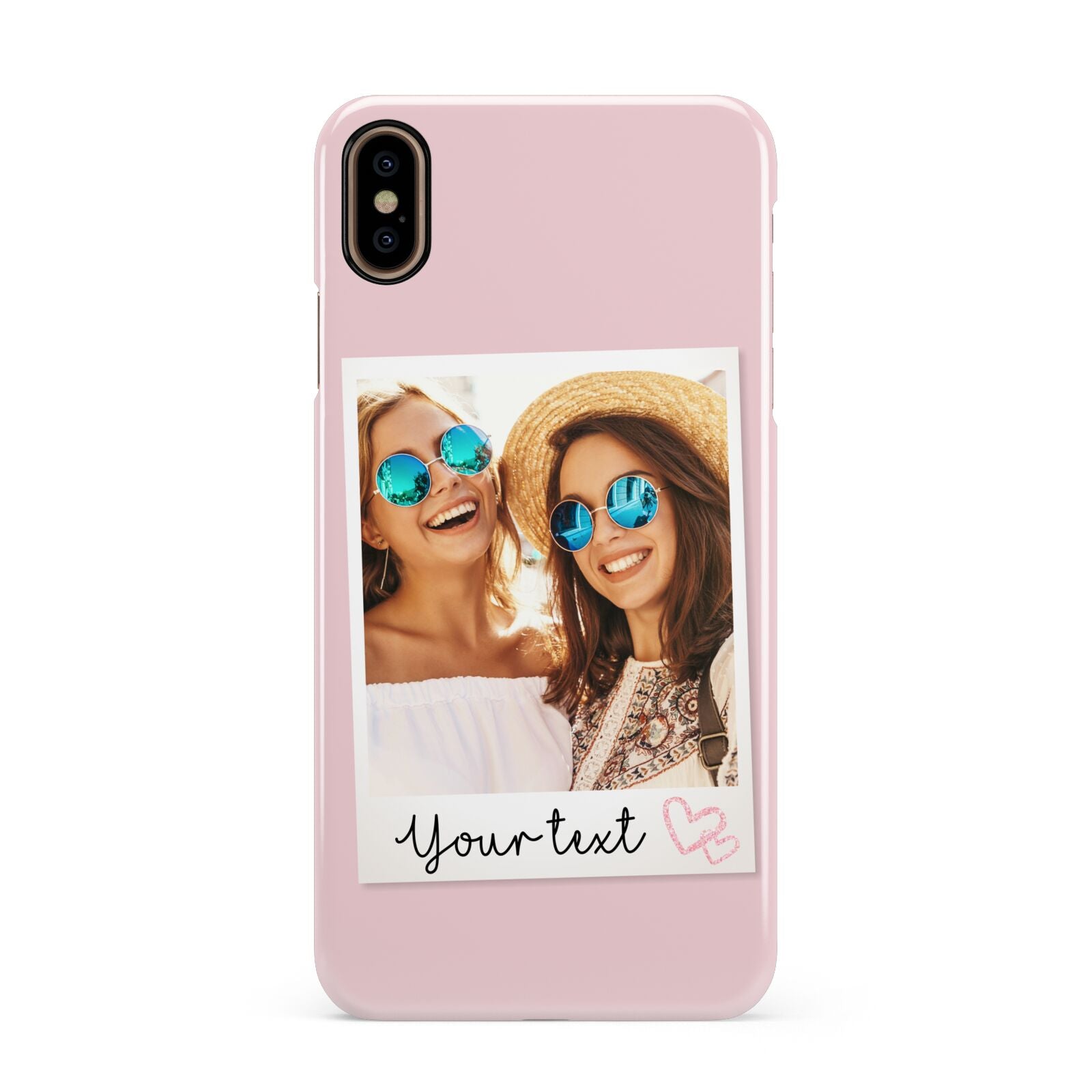 Personalised Best Friend Photo Apple iPhone Xs Max 3D Snap Case